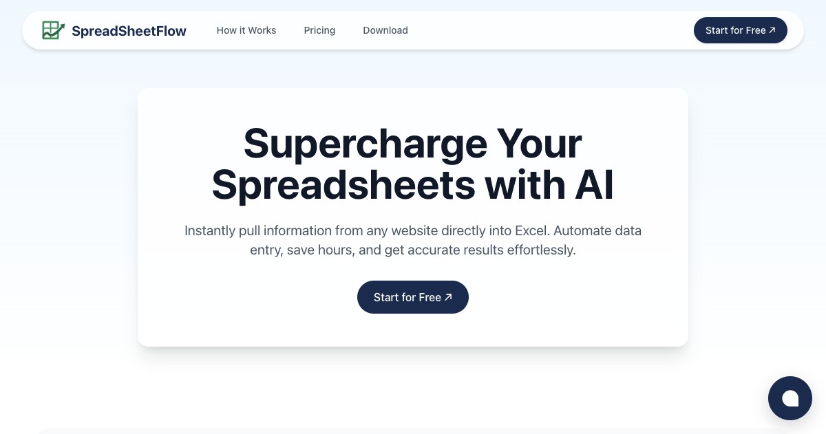 SpreadSheetFlow preview