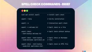 Spell Check on Linux Terminal